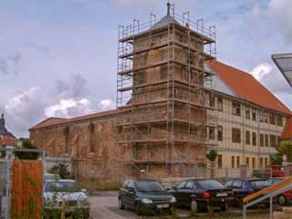 Einrüstung Turm