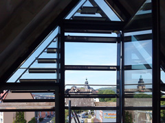 Stadtblick aus dem 1. Dachgeschoss