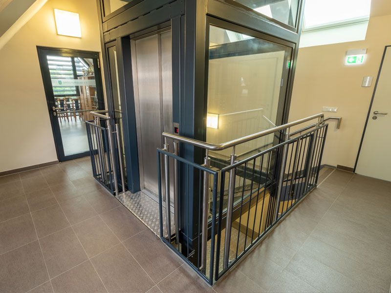 Treppenhaus Bürgerzentrum Cruciskirche